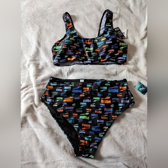 Puma 2 piece swimsuit XXL Brand New - Picture 1 of 3